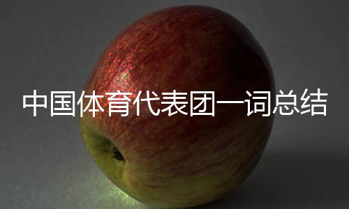 中国体育代表团一词总结中国队巴黎奥运会表现：突破